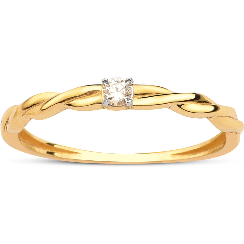 Lillian Vassago Zlatý prsten s originální obroučkou LLV95-GR017