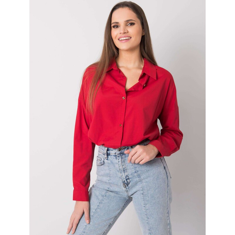 ex moda Shirt-EM-KS-004.42-dark red