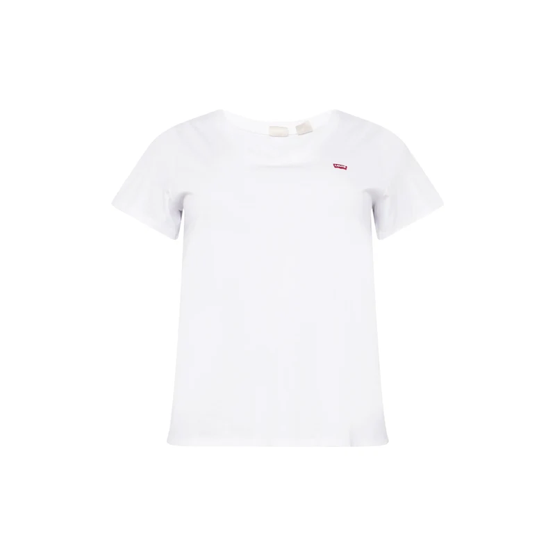 Levis Plus Tričko The Perfect V-Neck (Plus Size) červená / černá