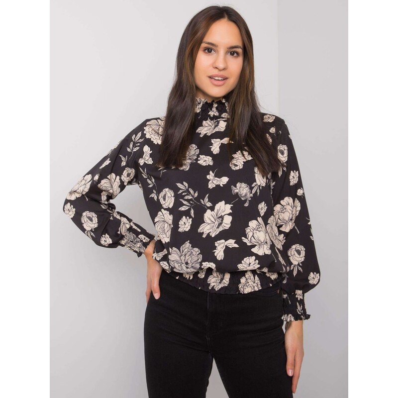 Italy Moda Blouse-DHJ-BZ-8501.79-black-beige