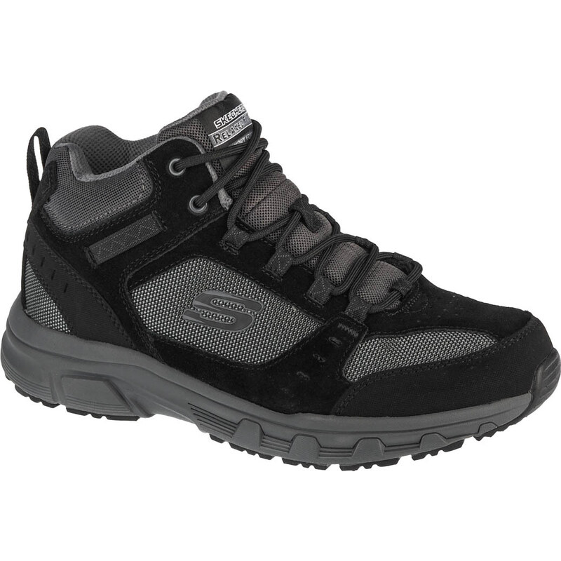 Černo-šedé pánské boty Skechers Oak Canyon Černá