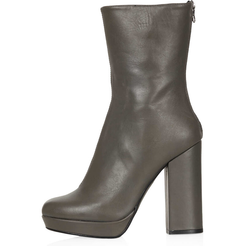 Topshop AUDIENCE Clean Zip Boots