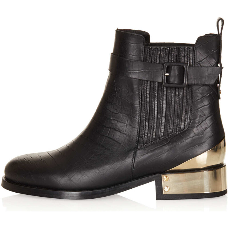 Topshop PAGO Buckle Chelsea Boots