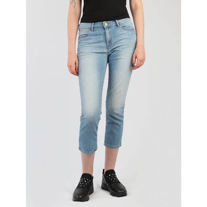 Dámské kalhoty Wrangler Drew Cropped Straight W W26YZS64J