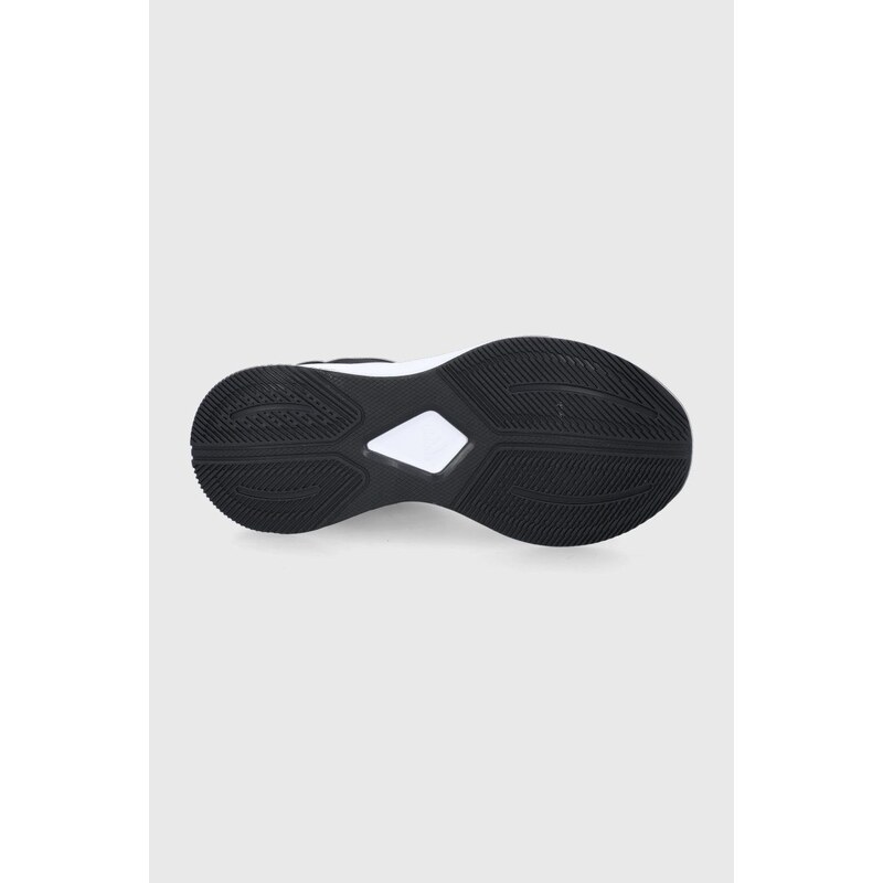 Boty adidas Duramo 10 GX0709 černá barva, na plochém podpatku