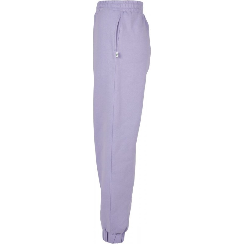 Dámské tepláky Urban Classics Organic High Waist Ballon Sweat Pants - fialové