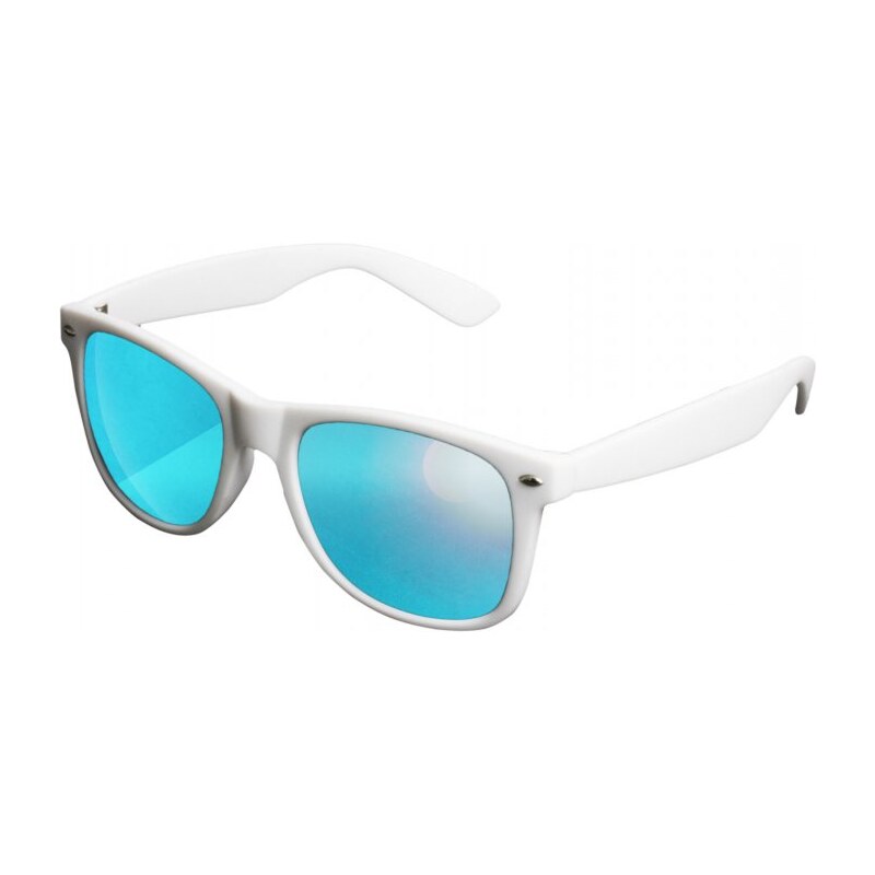 URBAN CLASSICS Sunglasses Likoma Mirror - wht/blu