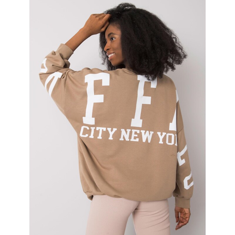 ex moda Sweatshirt-EM-BL-710.14-dark beige