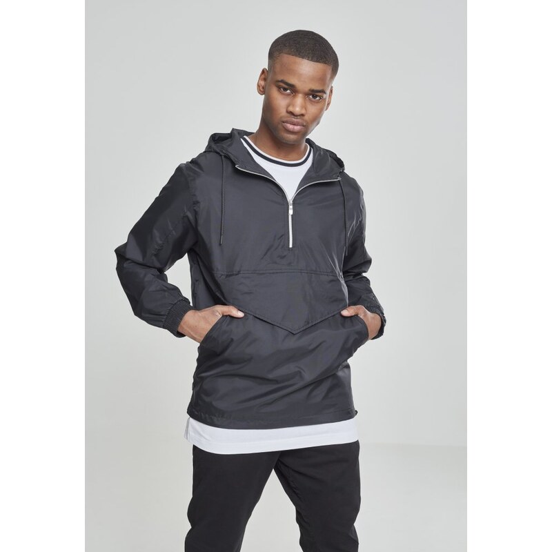 Pánská bunda Urban Classics Pull Over Windbreaker - černá