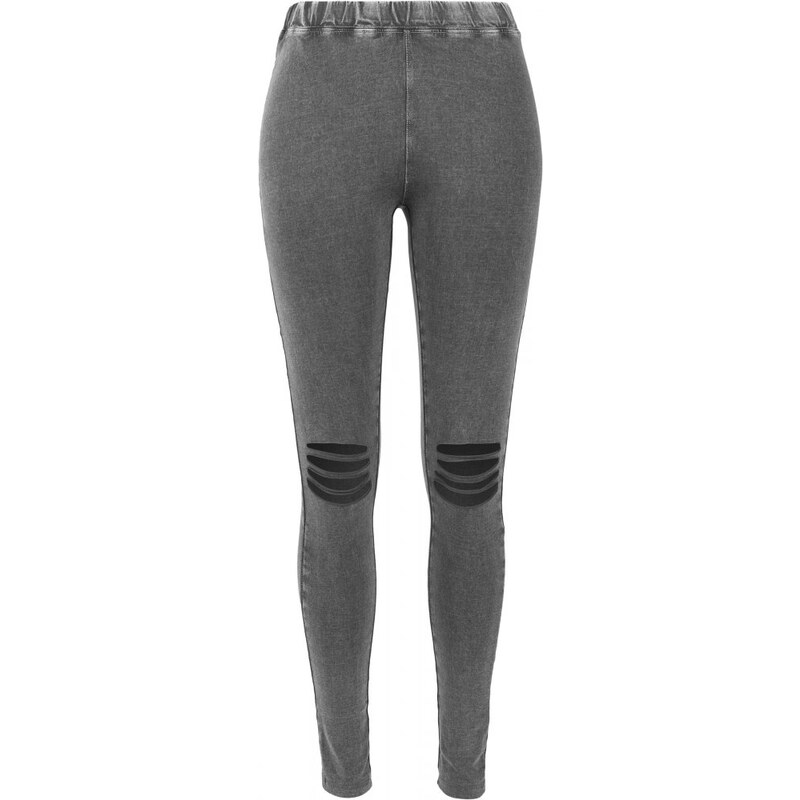 URBAN CLASSICS Ladies Cutted Knee Leggings