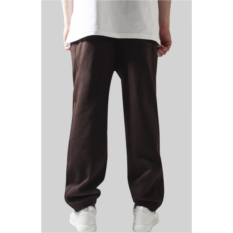 Pánské tepláky Urban Classics Sweatpants - tmavě hnědé