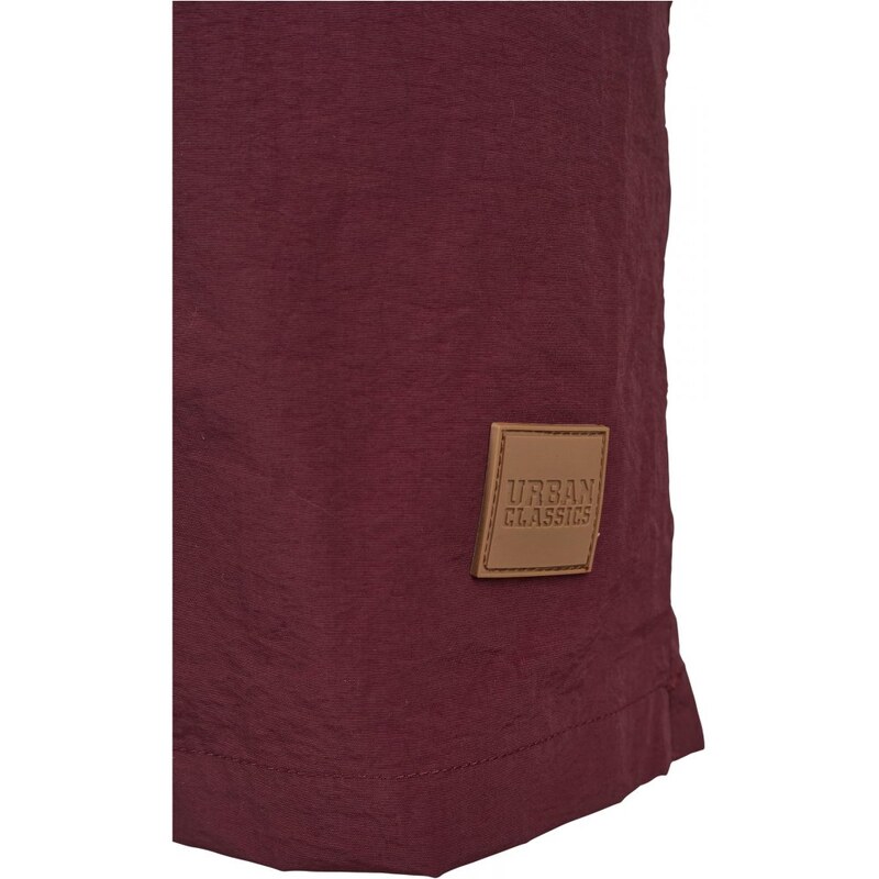 Pánské koupací kraťasy Urban Classics Block Swim Shorts - cherry