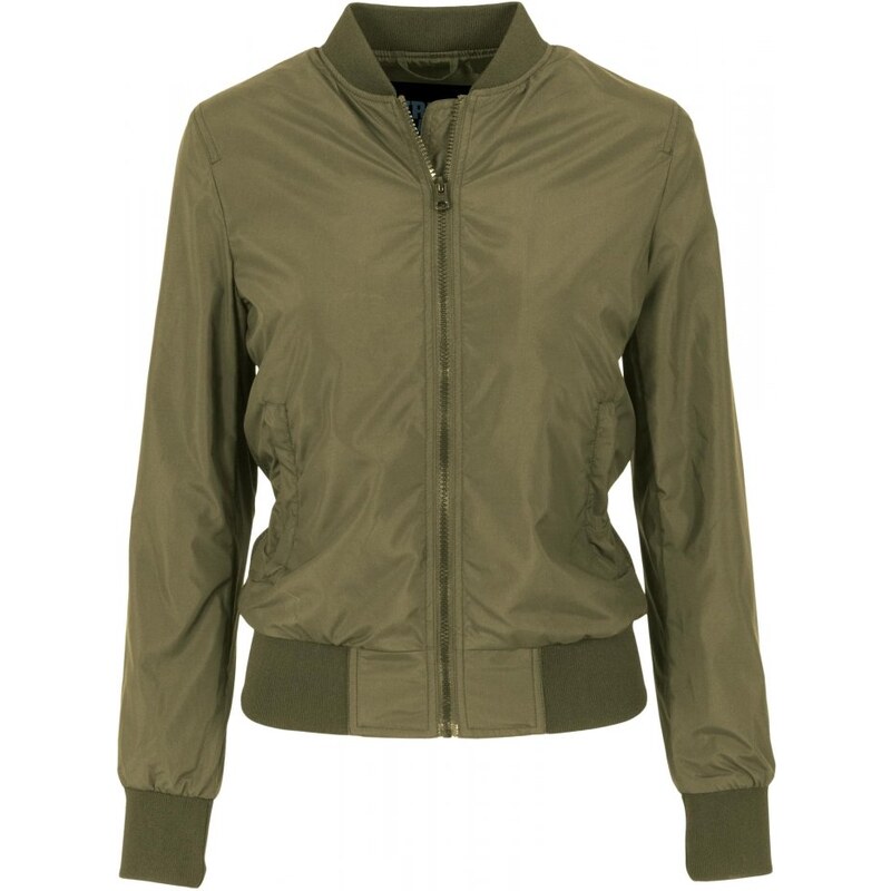 Dámská jarní bomber bunda Urban Classics - olivová