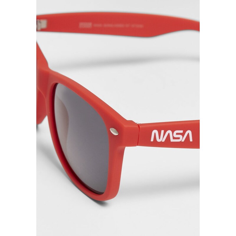 URBAN CLASSICS NASA Sunglasses MT - red/white
