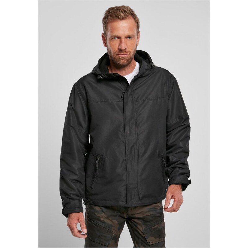 Černá pánská bunda Brandit Windbreaker Frontzip