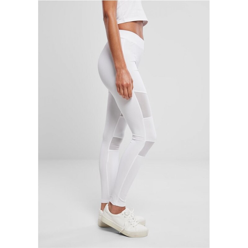 URBAN CLASSICS Ladies Tech Mesh Leggings - white