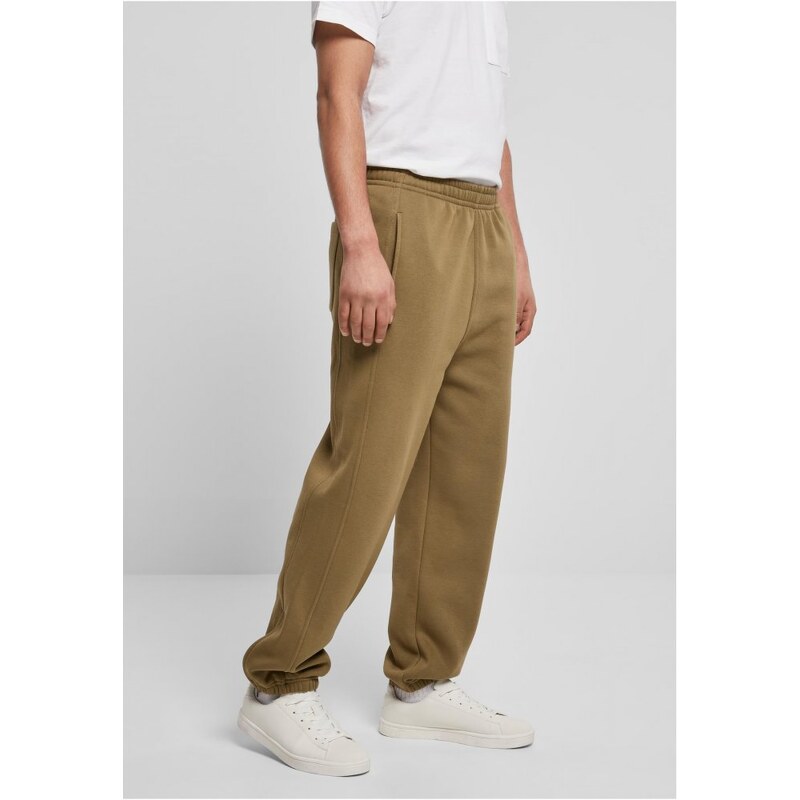 Olivové pánské klasické tepláky Urban Classics Sweatpants