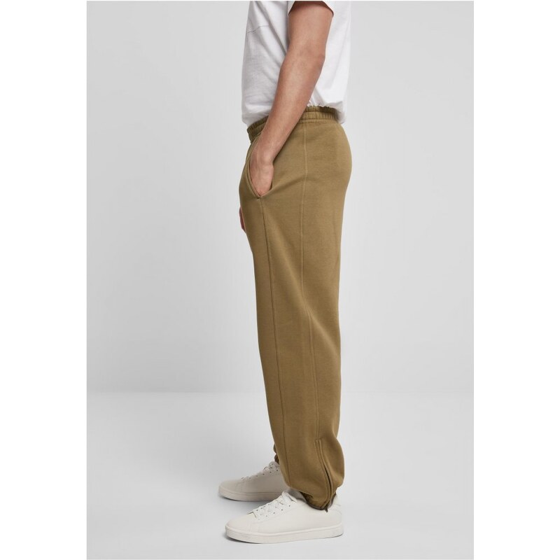 Olivové pánské klasické tepláky Urban Classics Sweatpants