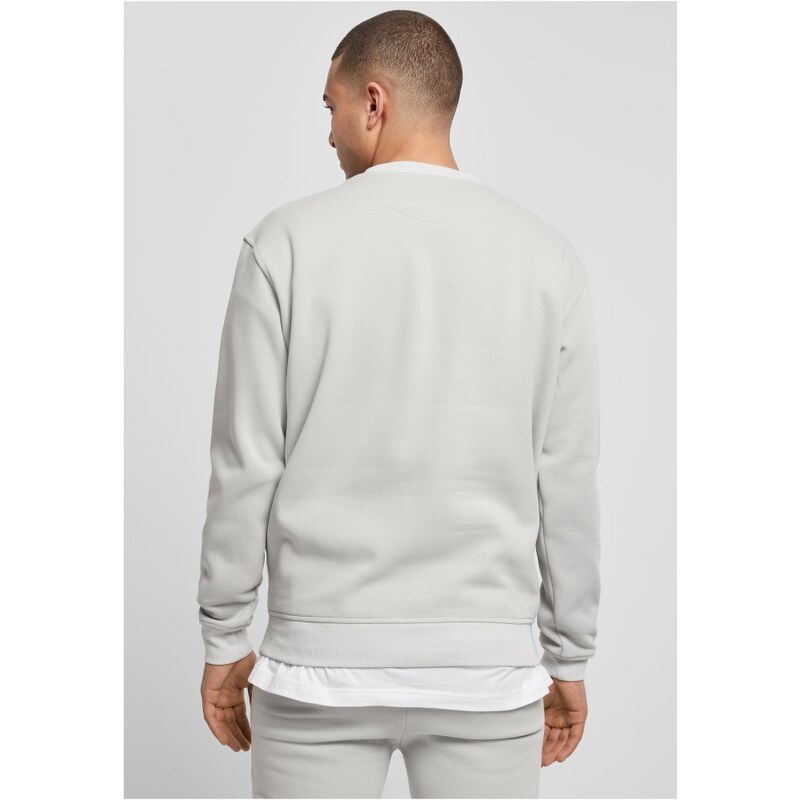 Světle šedá pánská mikina Urban Classics Crewneck Sweatshirt