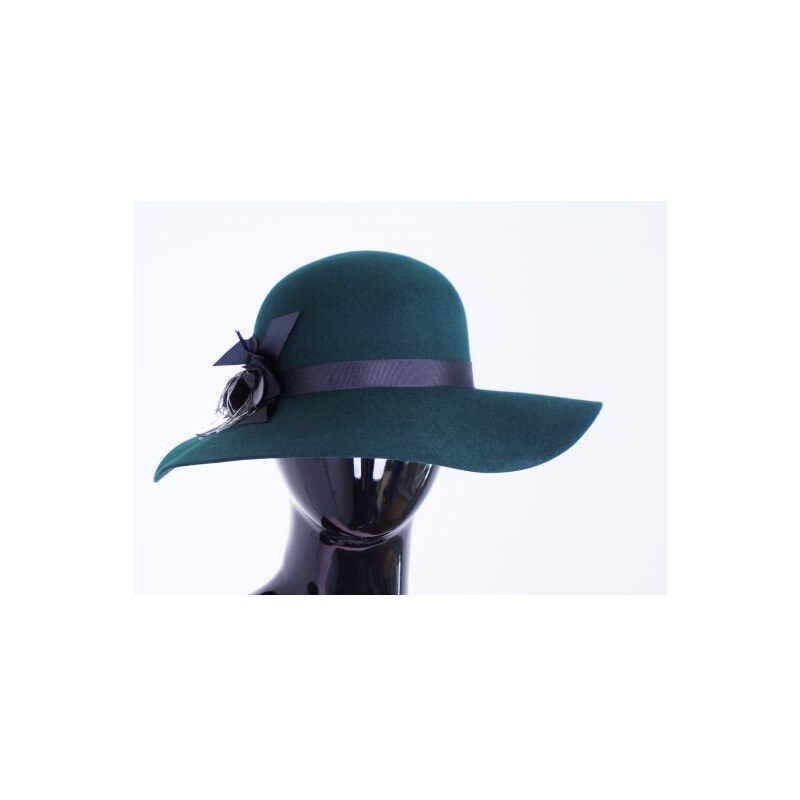 RICH&ROYAL dámský vlněný klobouk 1807-002 zelená