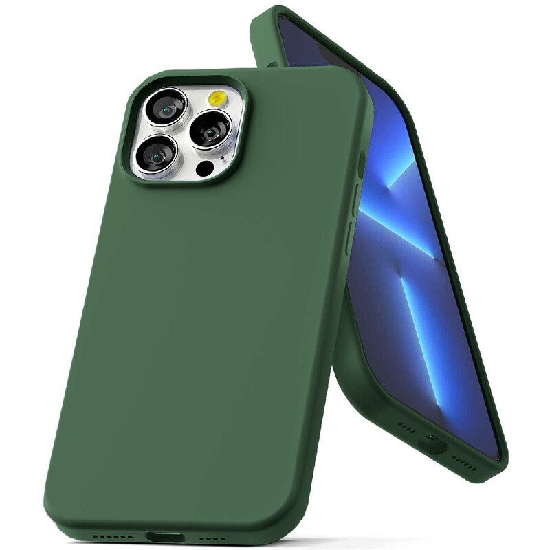 Ochranný kryt pro iPhone 13 Pro MAX - Mercury, Silicone Green