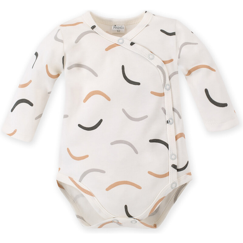 Pinokio Kids's Le Tigre Buttoned Longsleeve Bodysuit