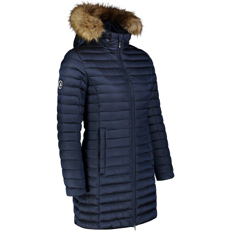 Nordblanc Modrý dámský zimní kabát TEDDYBEAR