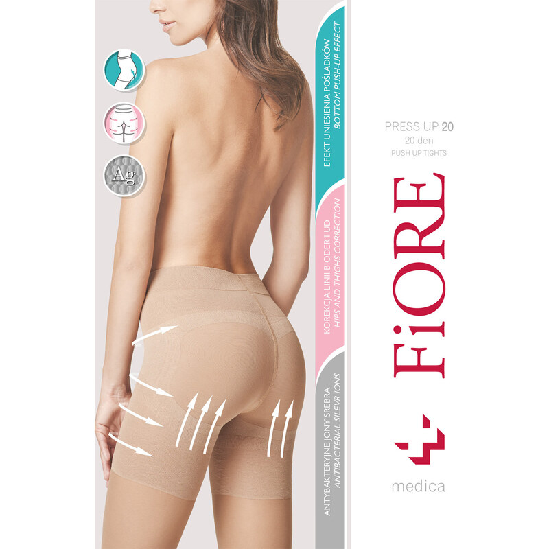 Silonkové punčocháče Fiore Press Up 20 den M5203