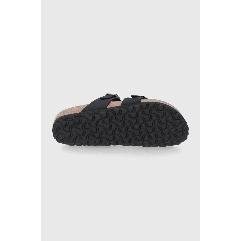 Žabky Birkenstock Mayari dámské, černá barva, na plochém podpatku, 1021231-Black