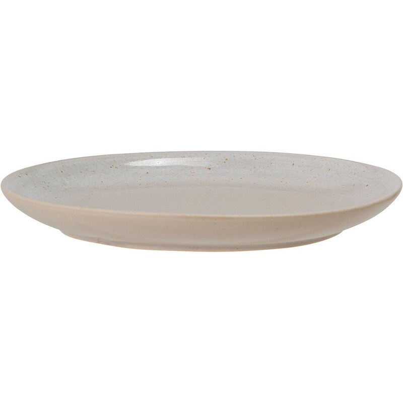 Šedý keramický talíř Bloomingville Taupe 21,5 cm
