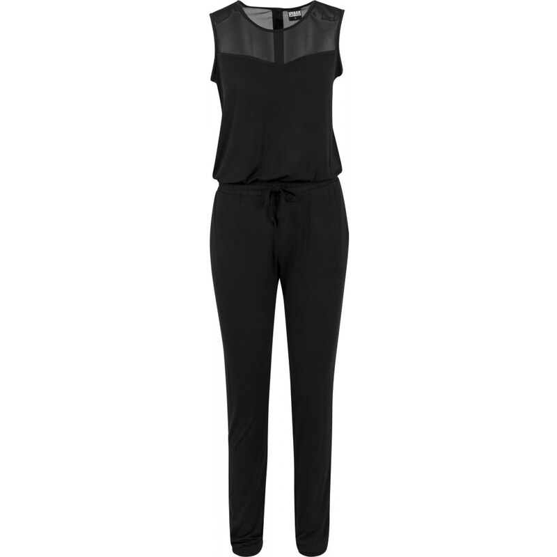 URBAN CLASSICS Ladies Tech Mesh Long Jumpsuit
