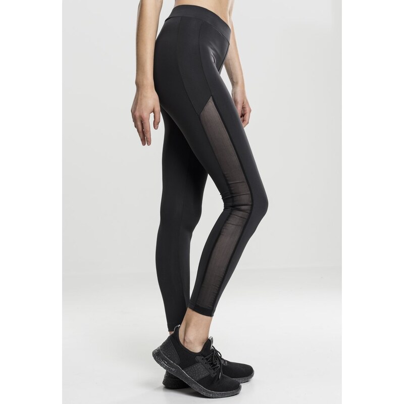 URBAN CLASSICS Ladies Tech Mesh Stripe Leggings