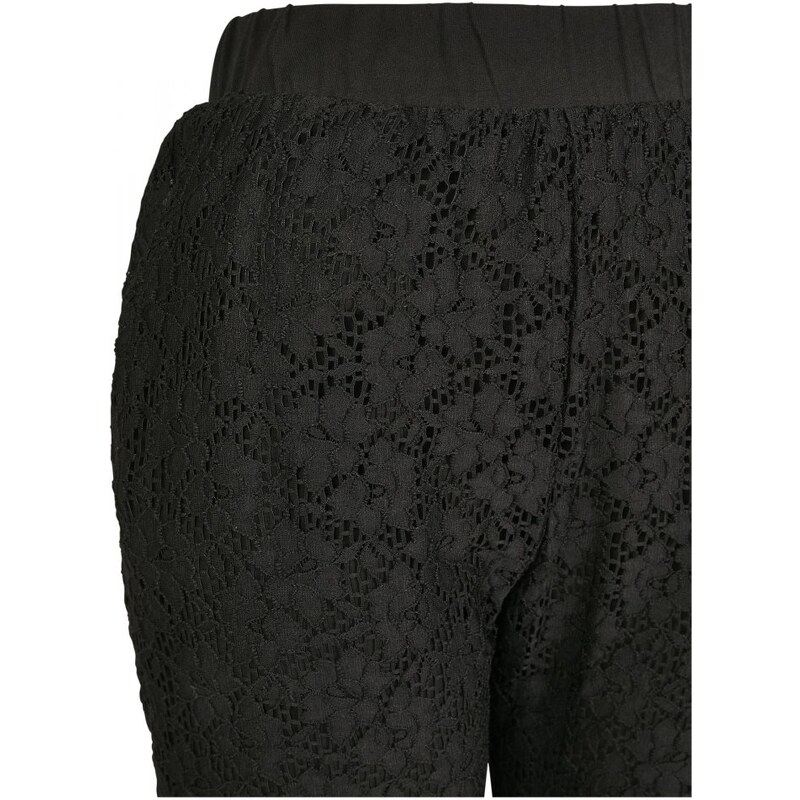 URBAN CLASSICS Ladies Lace Jersey Jog Pants