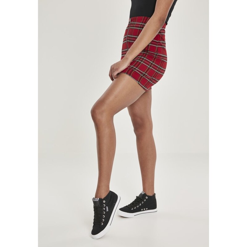 URBAN CLASSICS Ladies Short Checker Skirt