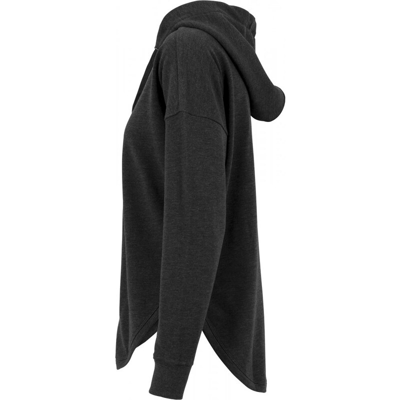 URBAN CLASSICS Ladies Oversized Terry Hoody - charcoal