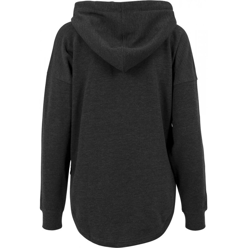 URBAN CLASSICS Ladies Oversized Terry Hoody - charcoal