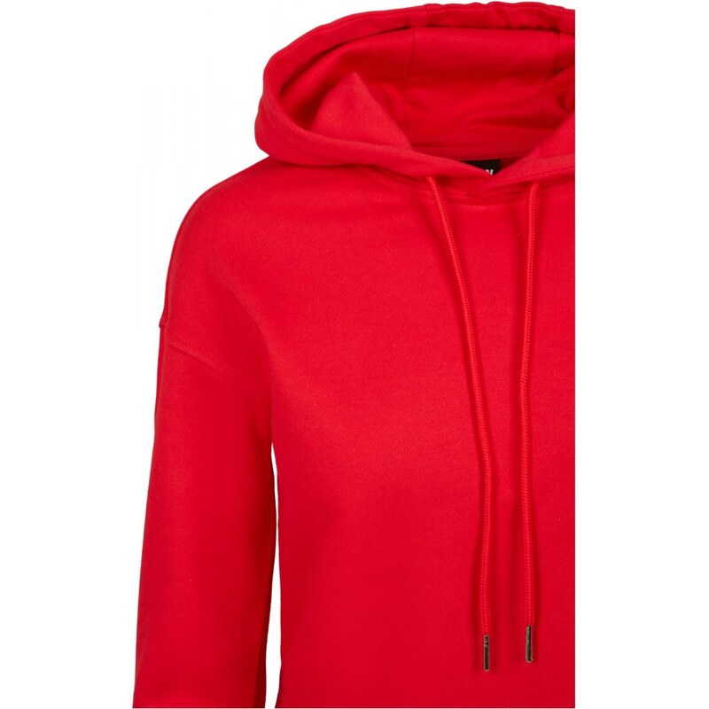 URBAN CLASSICS Ladies Hoody - fire red