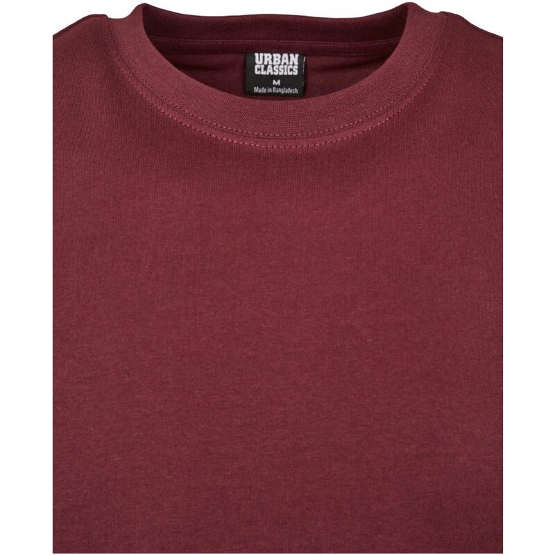 URBAN CLASSICS Basic Tee - redwine