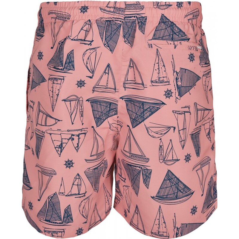Pánské koupací šortky Urban Classics Pattern Swim Shorts - yacht aop
