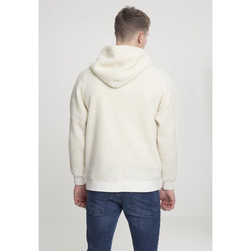 Mikina Urban Classics Sherpa Hoody - offwhite