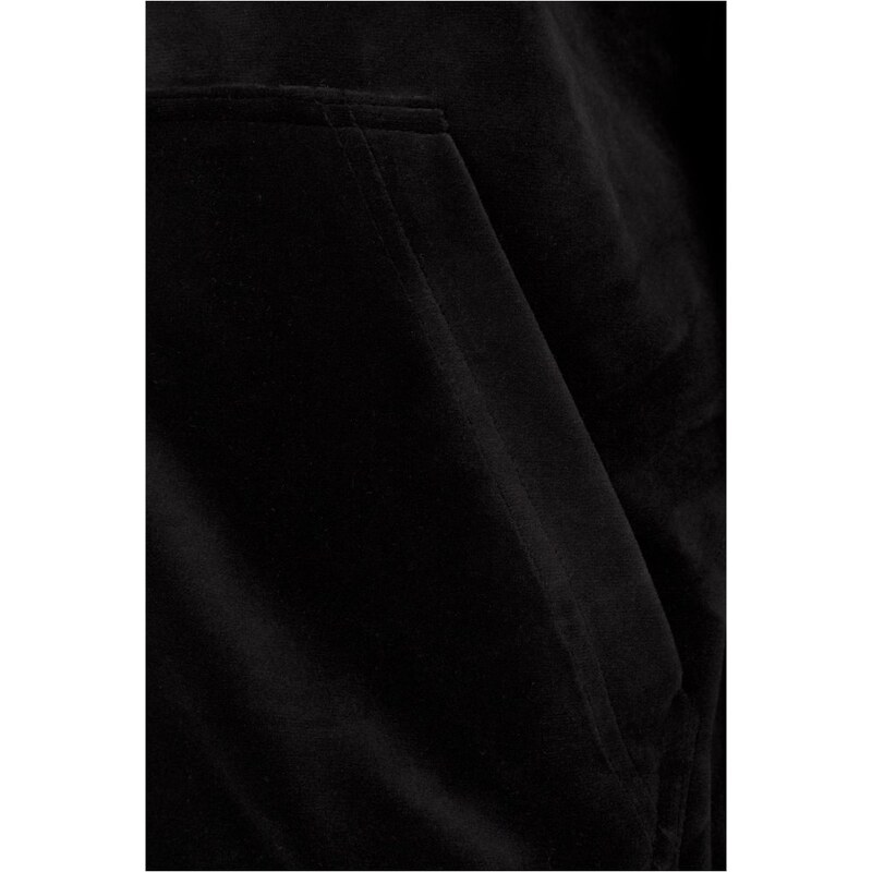 Pánská jarní/podzimní bunda Urban Classics Velvet Jacket - black