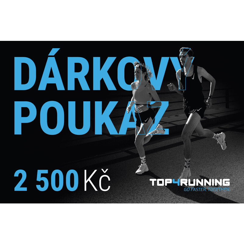 Top4Running Dárkový poukaz v hodnotě 2500 Kč voucher-running-2500