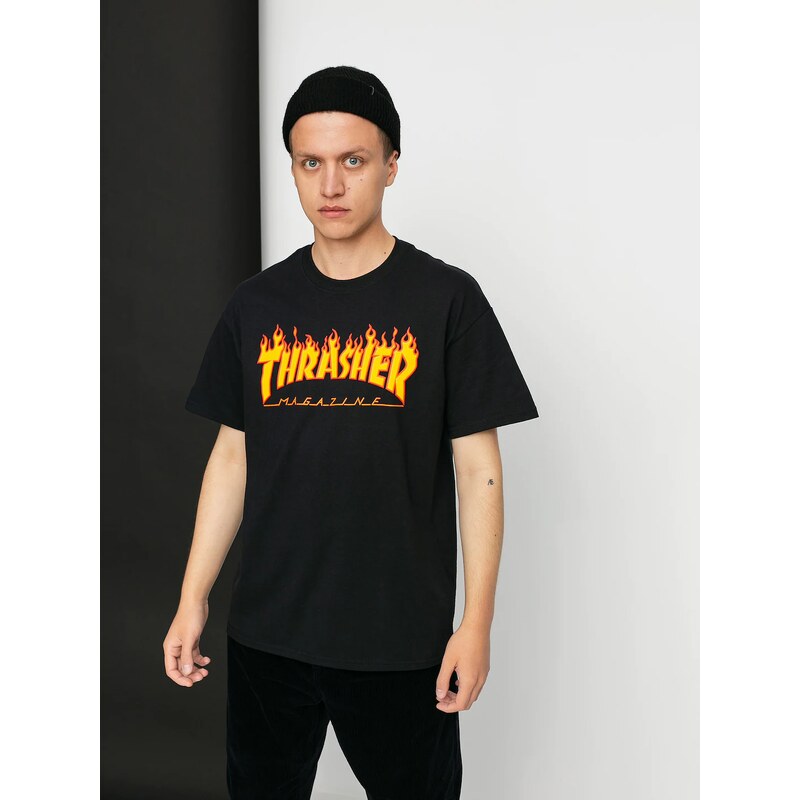 Thrasher Flame Logo (black)černá