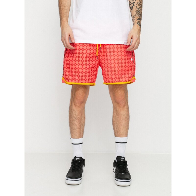 Diamond Supply Co. Checkered Cross (coral)barevná