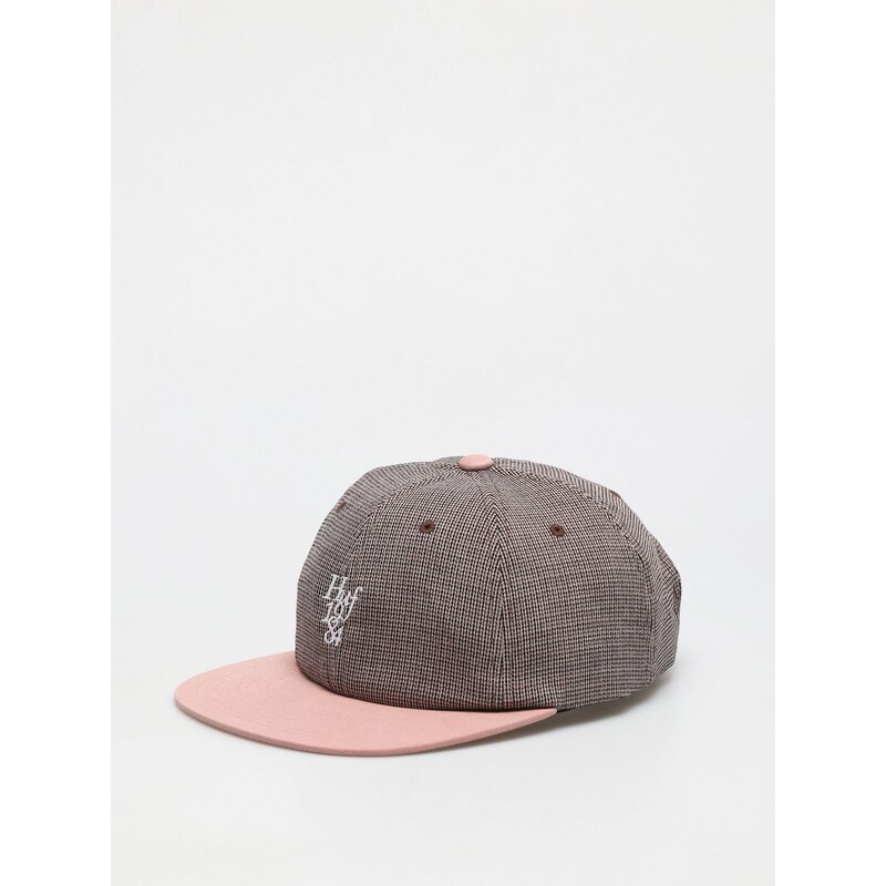 HUF Micro Houndstooth 6 Panel (dusty rose)růžová