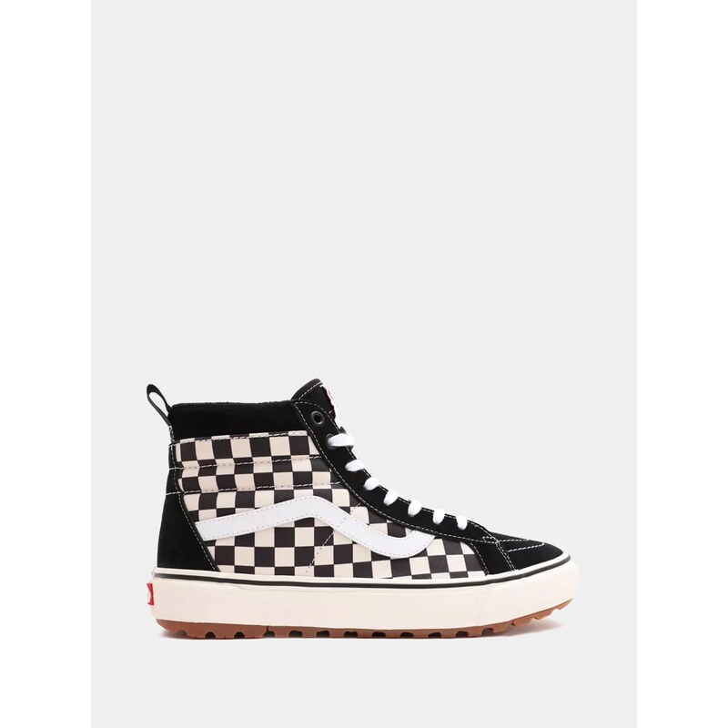 Vans Sk8 Hi MTE 1 (black/white/checkerboard)černá