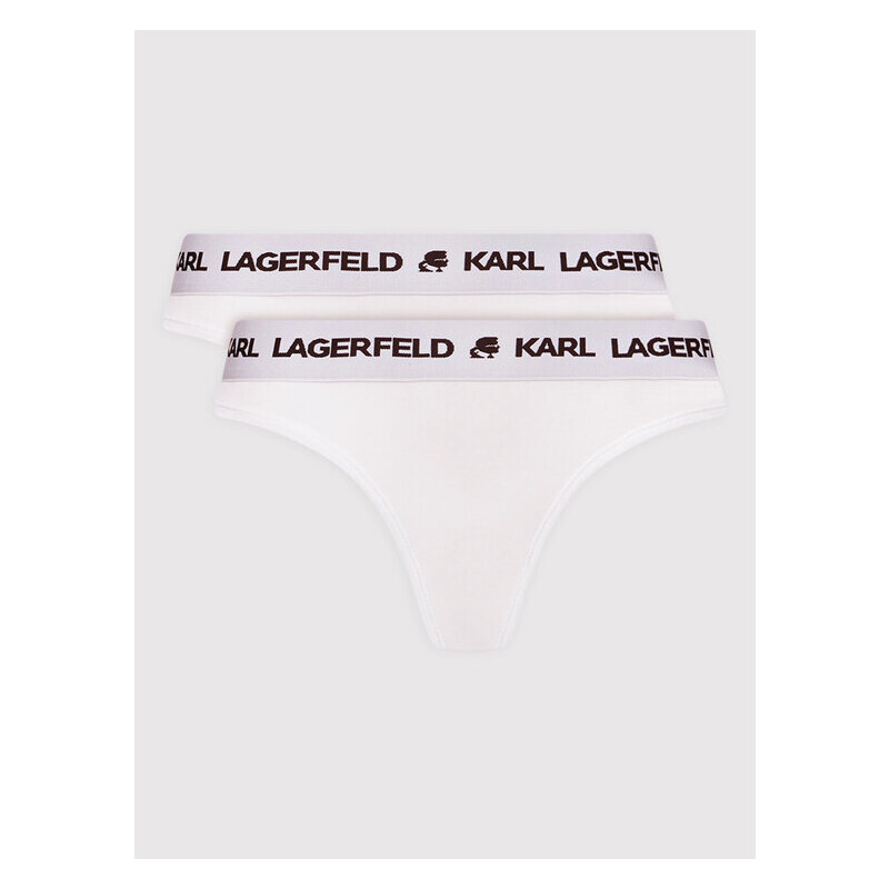 Sada 2 kusů string kalhotek KARL LAGERFELD