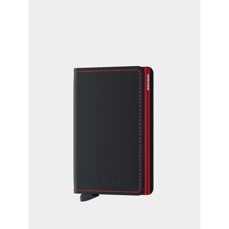 Secrid Slimwallet (matte black/red)červená