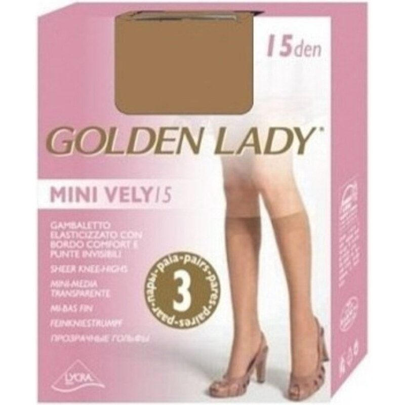 Golden Lady Dámské podkolenky MINI VELY (3 PARY) 100446139