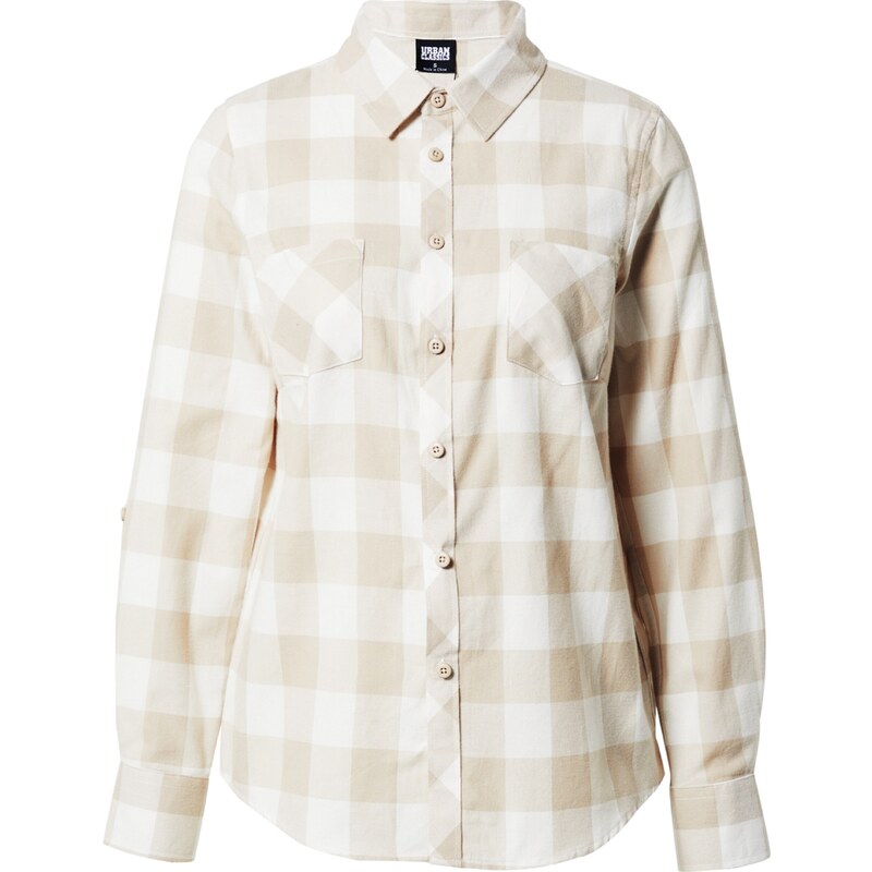 Urban Classics Halenka velbloudí / bílá 104654303